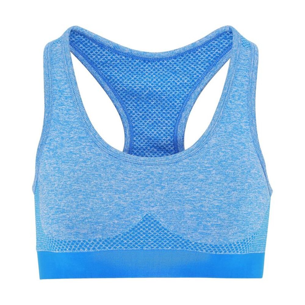 TriDri Womens/Ladies Seamless 3D Fit Multi Sport Sculpt Bra / Sapphire Blue